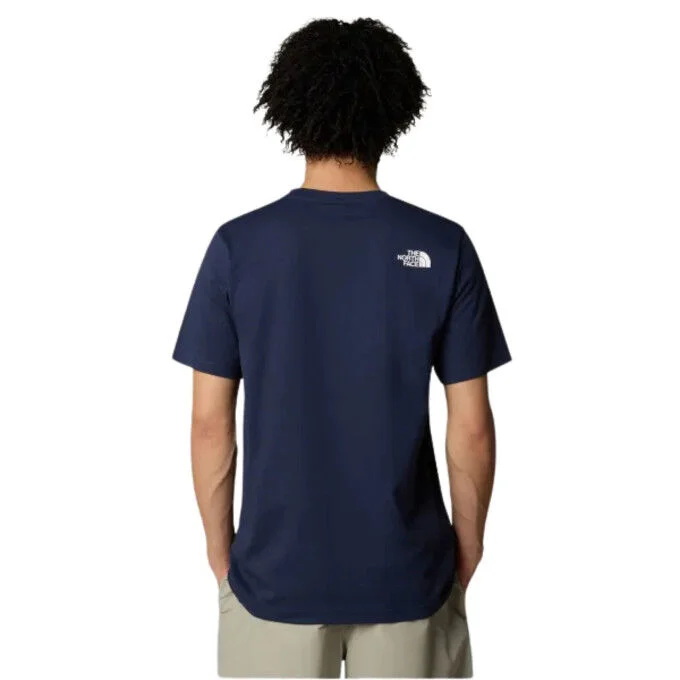 Tee-shirt Homme a manches courtes The North Face Easy – Summit Navy – Image 4