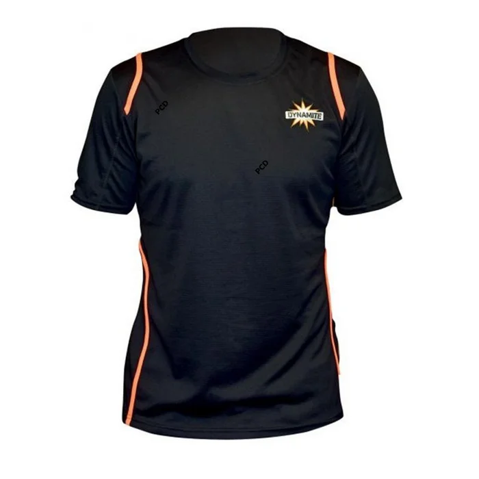 Tee-Shirt Homme Dynamite Baits Dynamite Match Black Orange T-Shirt Noir