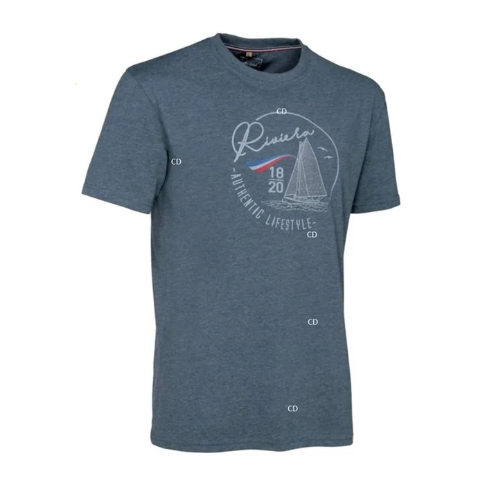 Tee-Shirt Homme Verney Carron Riviera Bleu
