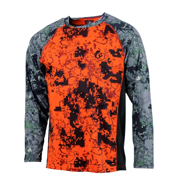 Tee-shirt manches longues Digital orange Somlys