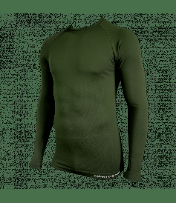 TEE-SHIRT TECHNICAL LINE « TEMPERE » COL ROND KAKI – SUMMIT OUTDOOR