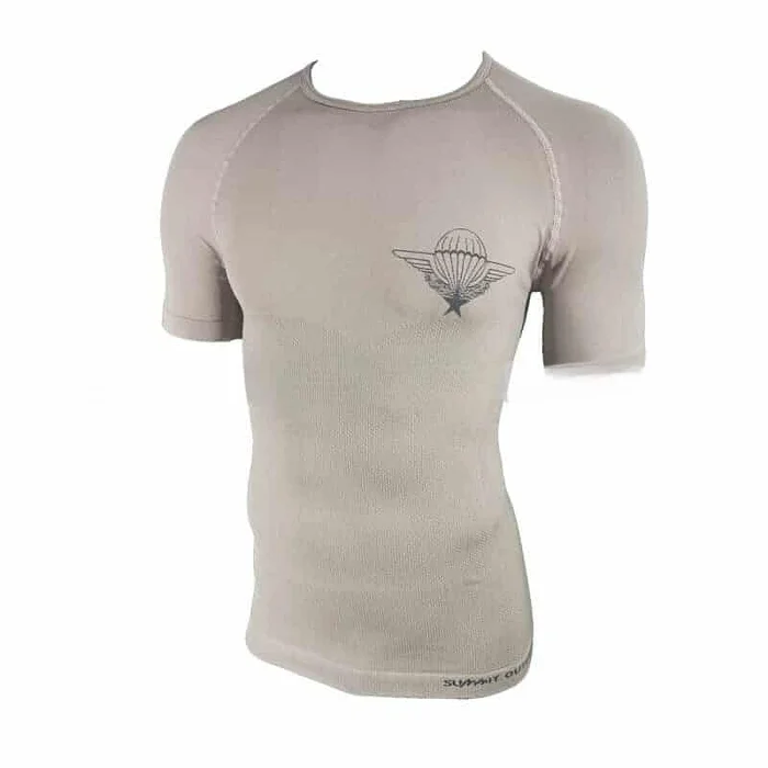 TEE-SHIRT TECHNIQUE TROUPES AÉROPORTÉES COYOTE