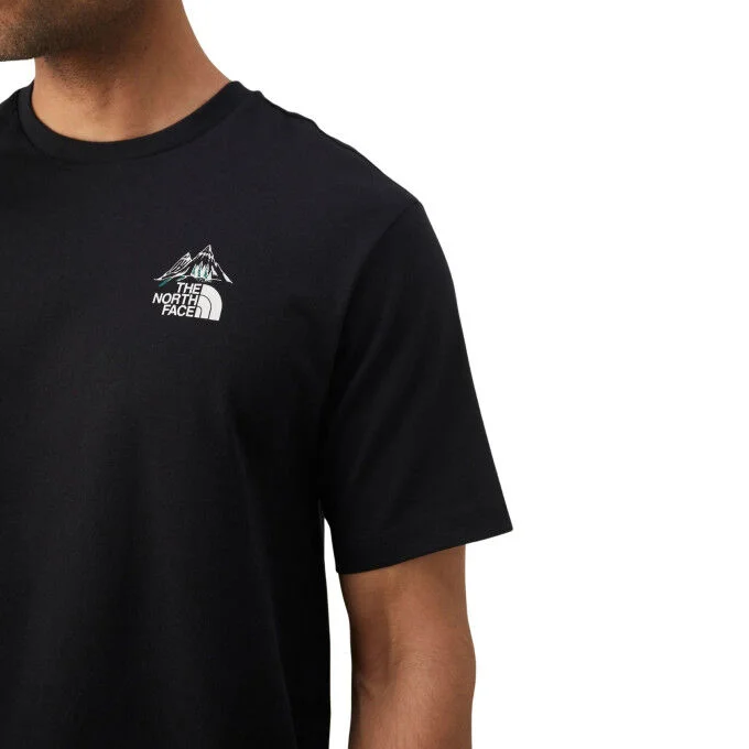 Tee-shirt Unisexe The North Face Hike Backpack – Black – Image 3