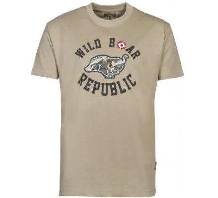 Tee-shirt Wild Boar beige PERCUSSION