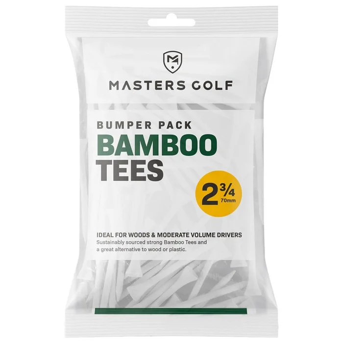 Tees Masters Bamboo Tees Bumper Bag White
