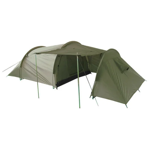 Tente de trekking Mil-Tec 3 personnes, vert olive, avec tapis de sol et espace de rangement