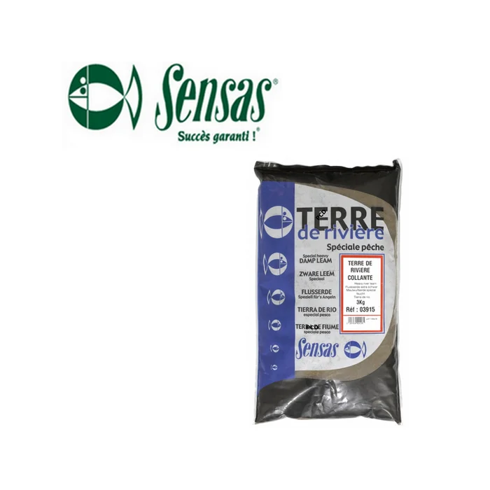 TERRE DE RIVIERE COLLANTE 3KG SENSAS