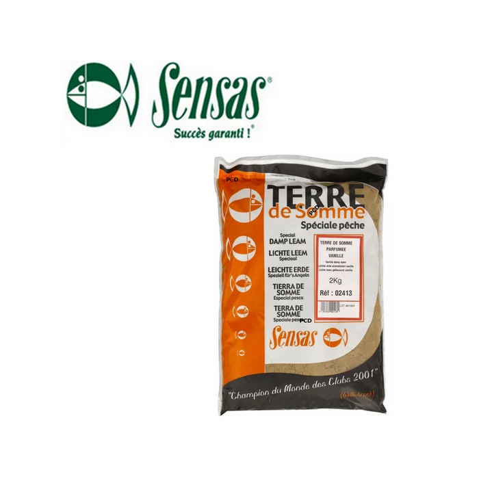 TERRE DE SOMME PARFUMEE VANILLE SENSAS 2KG