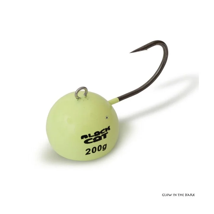 Tete Plombee Silure Black Cat Fire Ball