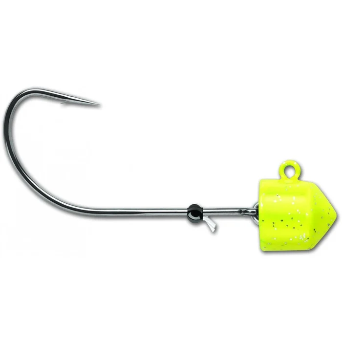 Tete Plombee VMC Swingin Ned Rig Jig Chartreuse