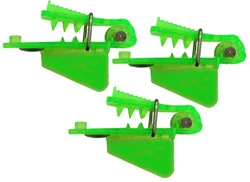 Tête Pro-Troll Roto Chip – #5b Chartreuse 3/4″ Large Big Fin, paquet de 3, avec Echip – Non monté