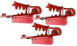 Tête Pro-Troll Roto Chip – n° 5a rouge 3/4″ de large, paquet de 3, avec Echip – non monté