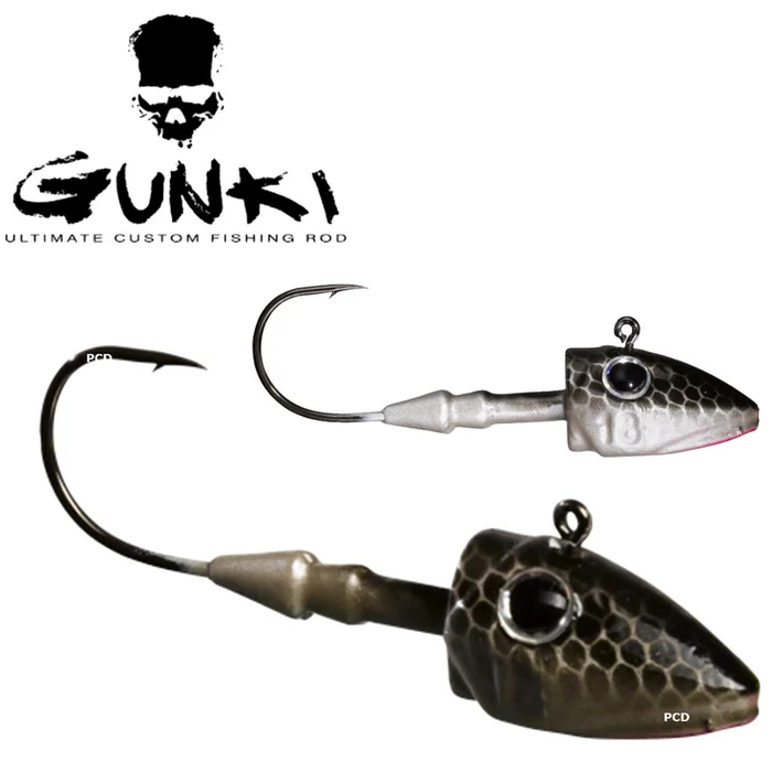 TETES PLOMBEES GUNKI G’SLIDE NATURAL BLACK SILVER PAR 3