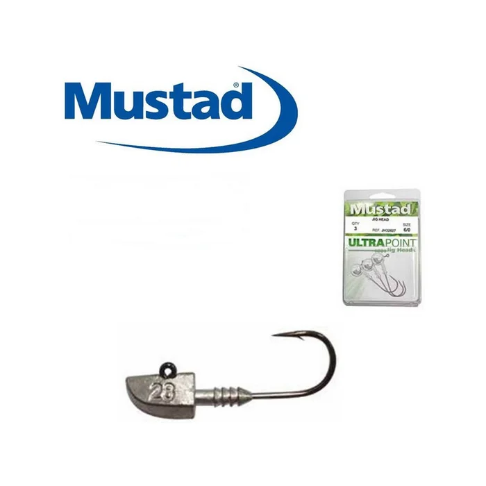 TETES PLOMBEES MUSTAD ULTRAPOINT BLACK NICKEL 3-0