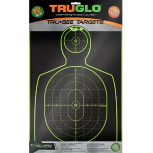 TG13A12 – TruGlo Tru-See Splatter Handgun Target 12×18 12pk