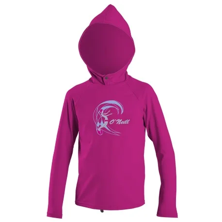 Tops Lycra EnfantO’Neill Girly Toddler O’Zone Sun Hoodie Rouge Baie 2025