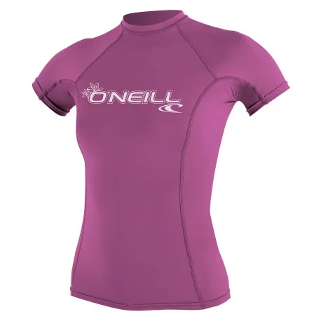 Tops Lycra FemmeO’Neill WMS BASIC SKINS S/S RASH GUARD Pink 2025
