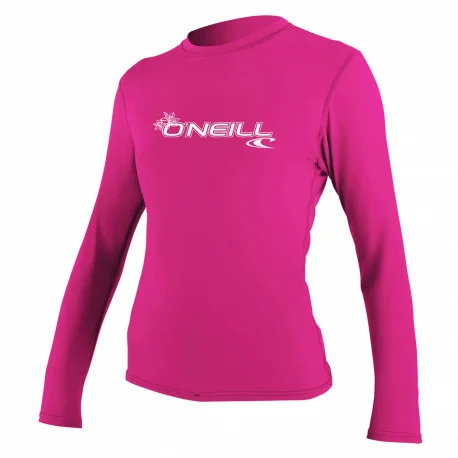 Tops Lycra FemmeO’Neill WMS BASIC SKINS SUN SHIRT Pink 2025