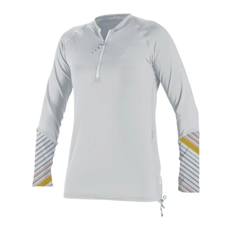 Tops Lycra FemmeO’Neill Wms Front Zip L/S Sun Shirt White 2025