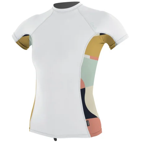 Tops Lycra FemmeO&rsquo;Neill Wms Side Print S/S Rash Guard Jasmine 2024