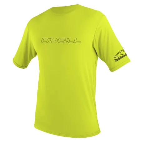 Tops Lycra HommeO’Neill Basic Skins Sun Shirt Slim Lime 2025