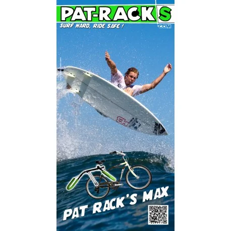 Transport SurfPat Rack&rsquo;s Porte surf longboard pour velo