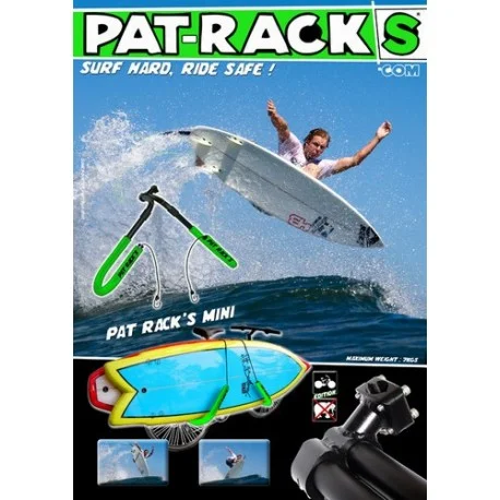 Transport SurfPat Rack&rsquo;s Porte surf shortboard pour velo