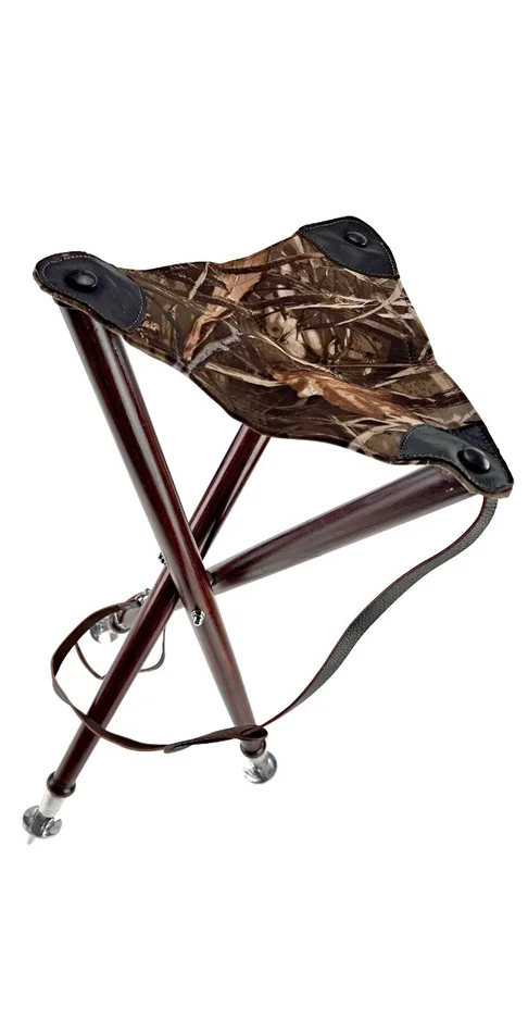 Trépied Ardenna Januel 65cm – Camo Roseaux avec Bretelle et Pic