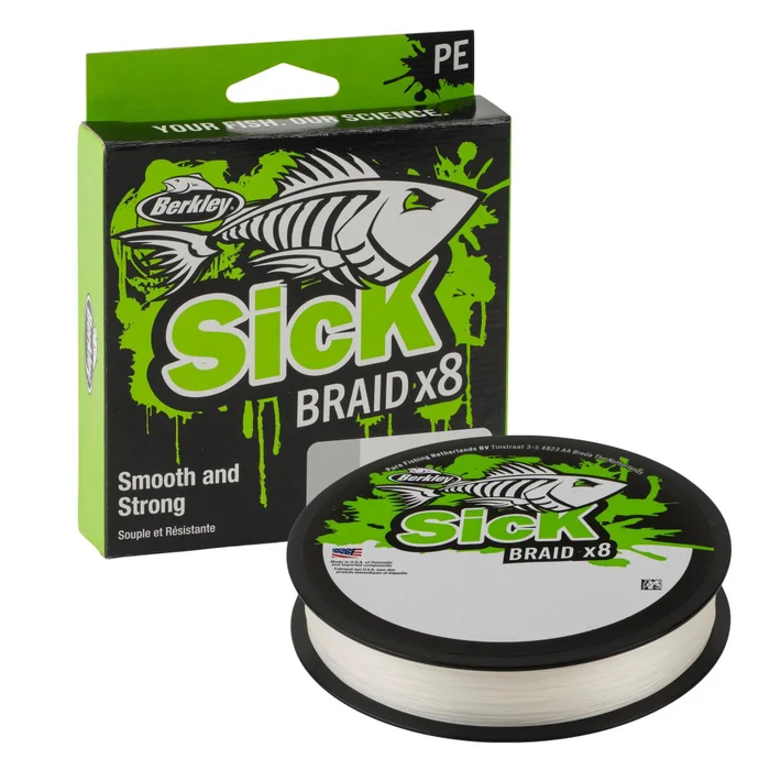 Tresse Berkley Sick Braid White 150m