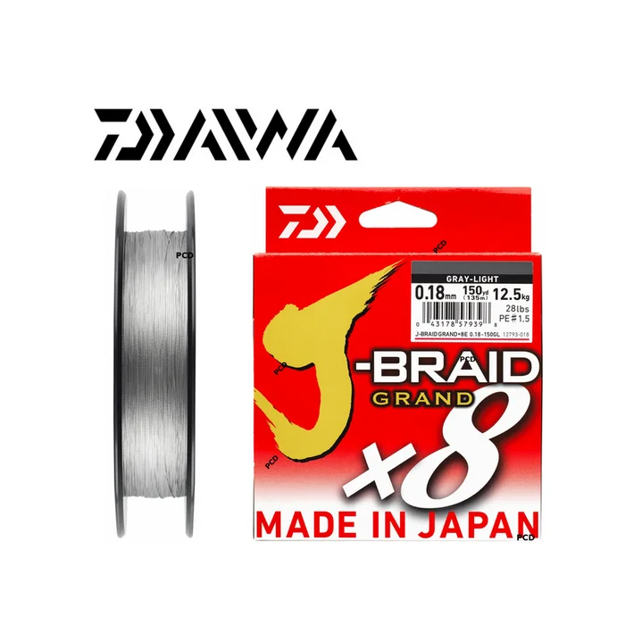TRESSE DAIWA J-BRAID GRAND X8 135M BLEU