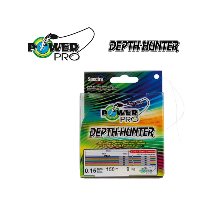 TRESSE POWER PRO MULTICOLORE DEEPTH-HUNTER 150M