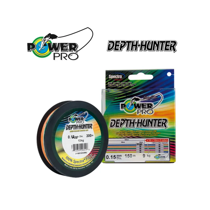 TRESSE POWER PRO MULTICOLORE DEEPTH-HUNTER 300M
