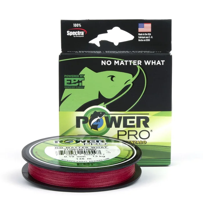 Tresse Power Pro Rouge – Bobine 275m