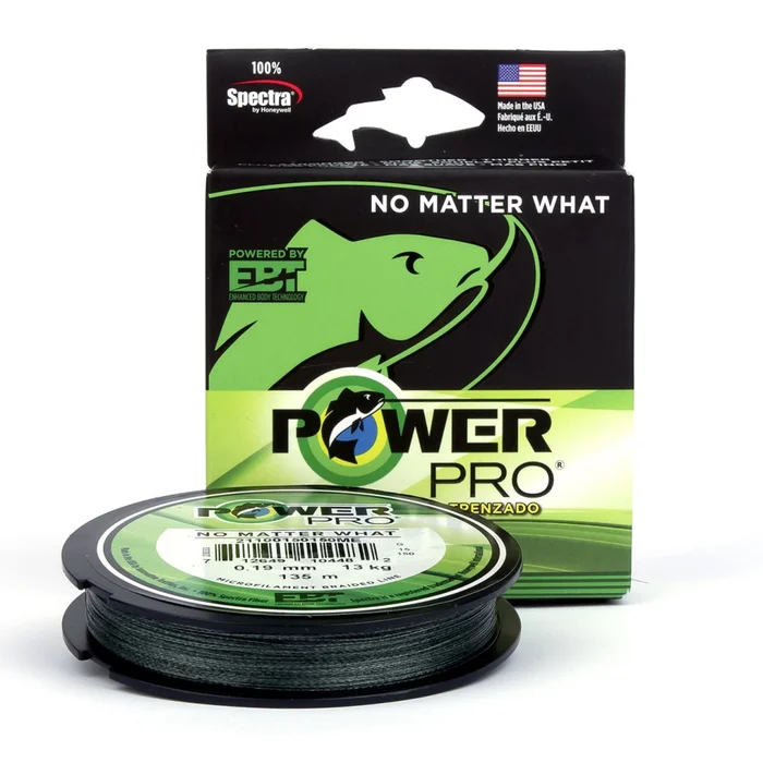 Tresse Power Pro Verte – Bobine 135m