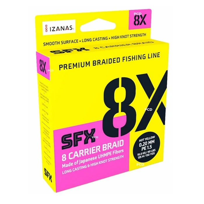 Tresse Sufix SFX 8 Lo Vis Green 275M