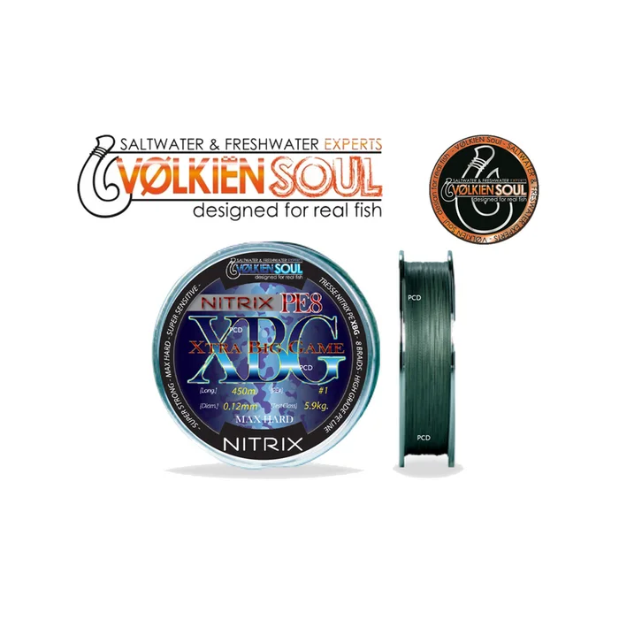 TRESSE VOLKIEN SOUL NITRIX SUPER PE8 XBG 450M