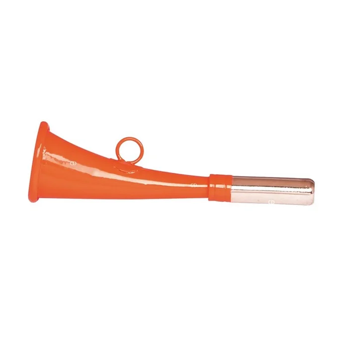 Trompe Plate Métal Stepland Orange 16cm