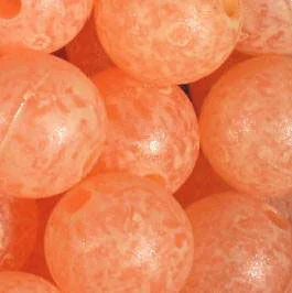 Troutbeads – 10 mm 15 ct – Mottledbeads Glo Roe