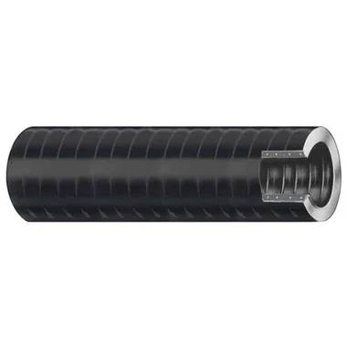 Tuyau de cale et de vivier Trident Marine 1-1/8&Prime; VAC XHD – Hélice en PVC rigide – Noir – Vendu au pied