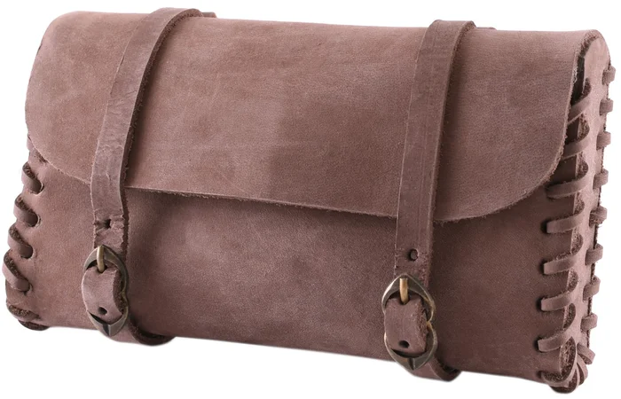 ULF-LP-15 – LARP ULFBERTH Sac en cuir avec deux boucles