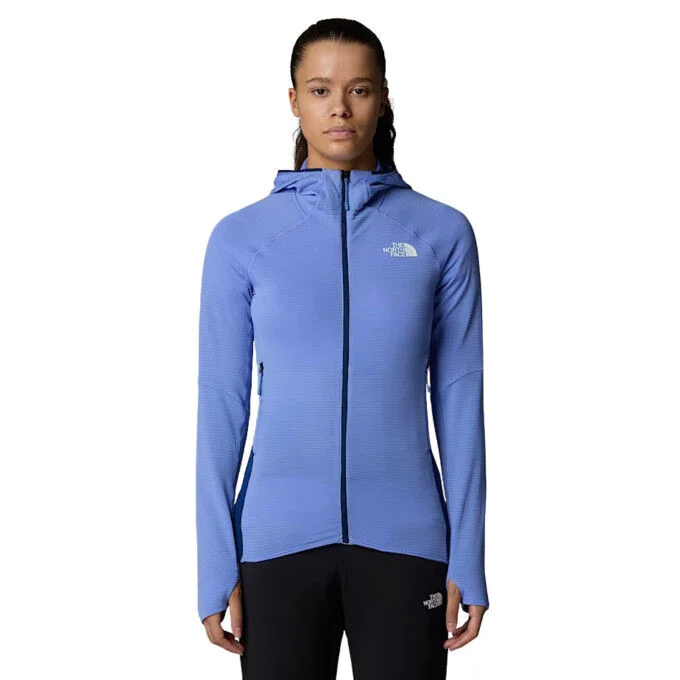Veste a capuche d’alpinisme femme The North Face Bolt Polartec Power Grid – Virtual Blue/Estate Blue – Image 4