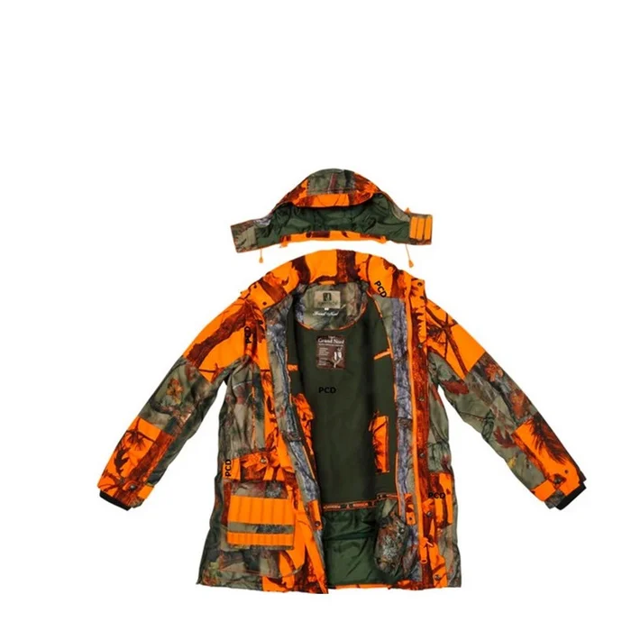 Veste A Capuche Homme Percussion Grand Nord Ghost Camo Blaze & Black