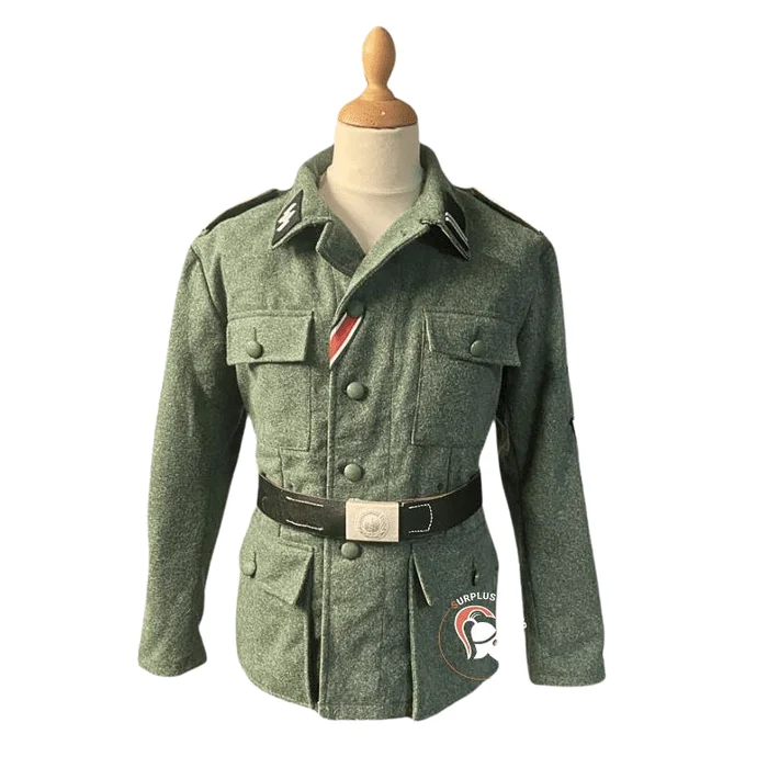 Veste Allemande Mod.43 SS Laine Feldgrau av. Insigne – WW2