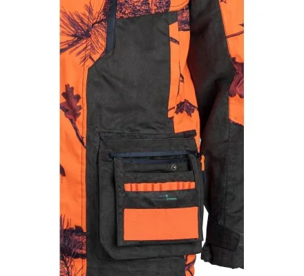 Veste de poste blizzard chaude orange TREELAND – Image 2