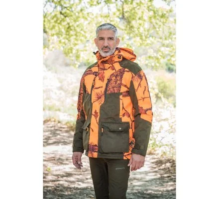Veste de poste blizzard chaude orange TREELAND – Image 3