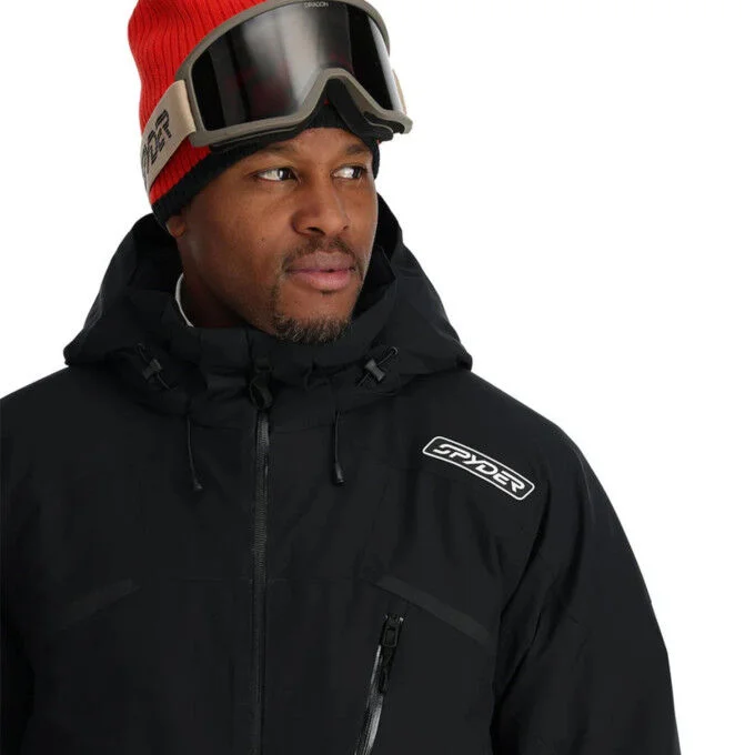 Veste de ski Homme Spyder Leader – Black – Image 3