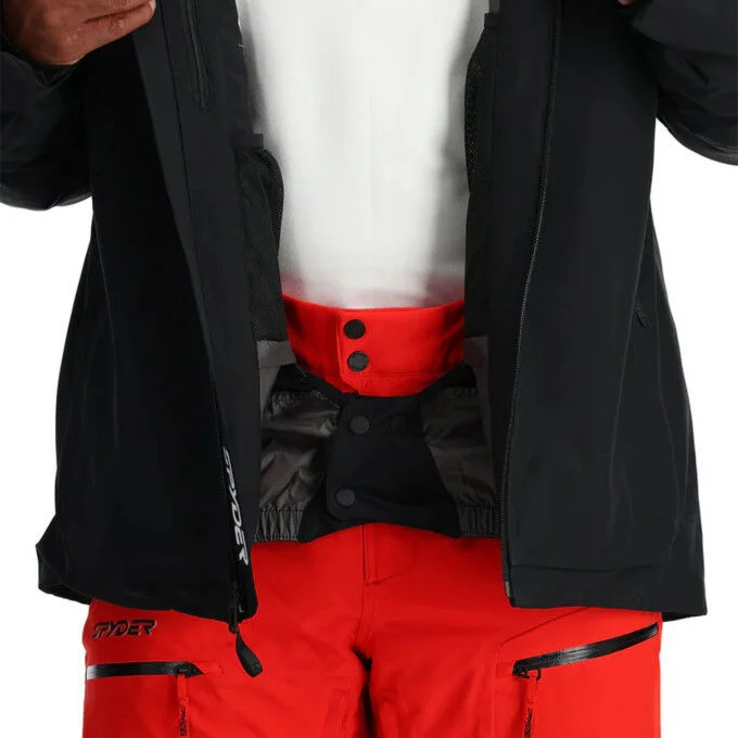 Veste de ski Homme Spyder Leader – Black – Image 4