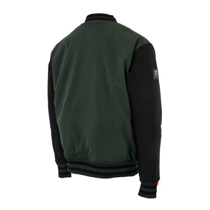 Veste de ski Unisexe Watts Fakie – Forest Green/Orange – Image 2