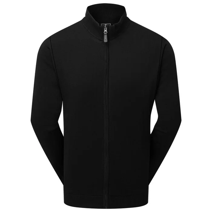 Veste Footjoy Drirelease Full Zip Lined Sweater Black