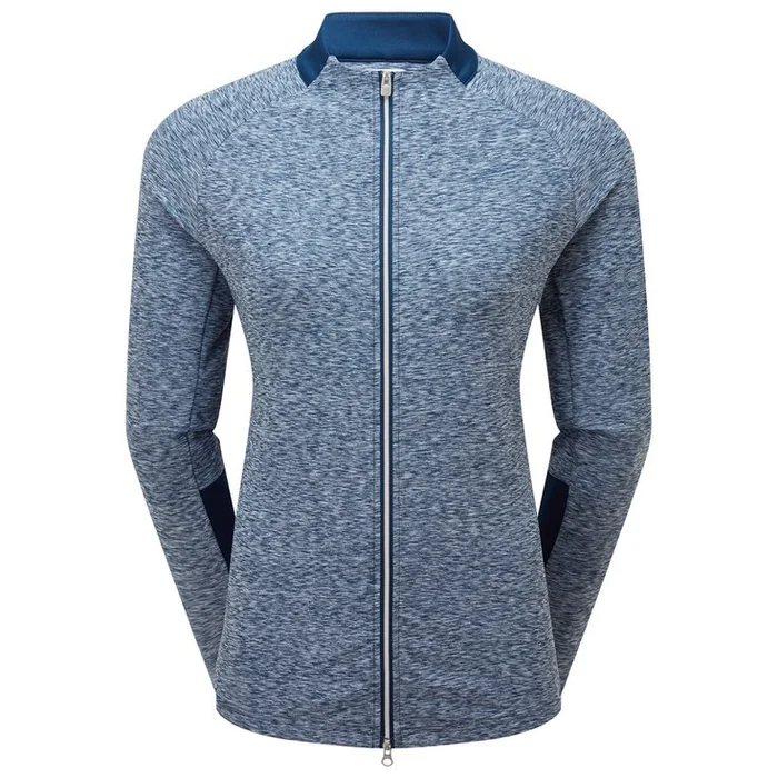 Veste Footjoy Full Zip Space Dye Thermal Midlayer Navy